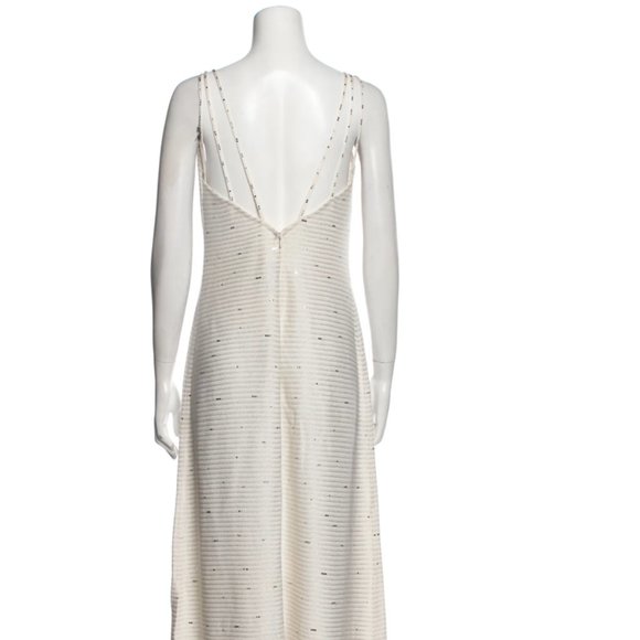 ST. JOHN EVENING V-Neck Long Dress Size: L | US 10 - Picture 6 of 11